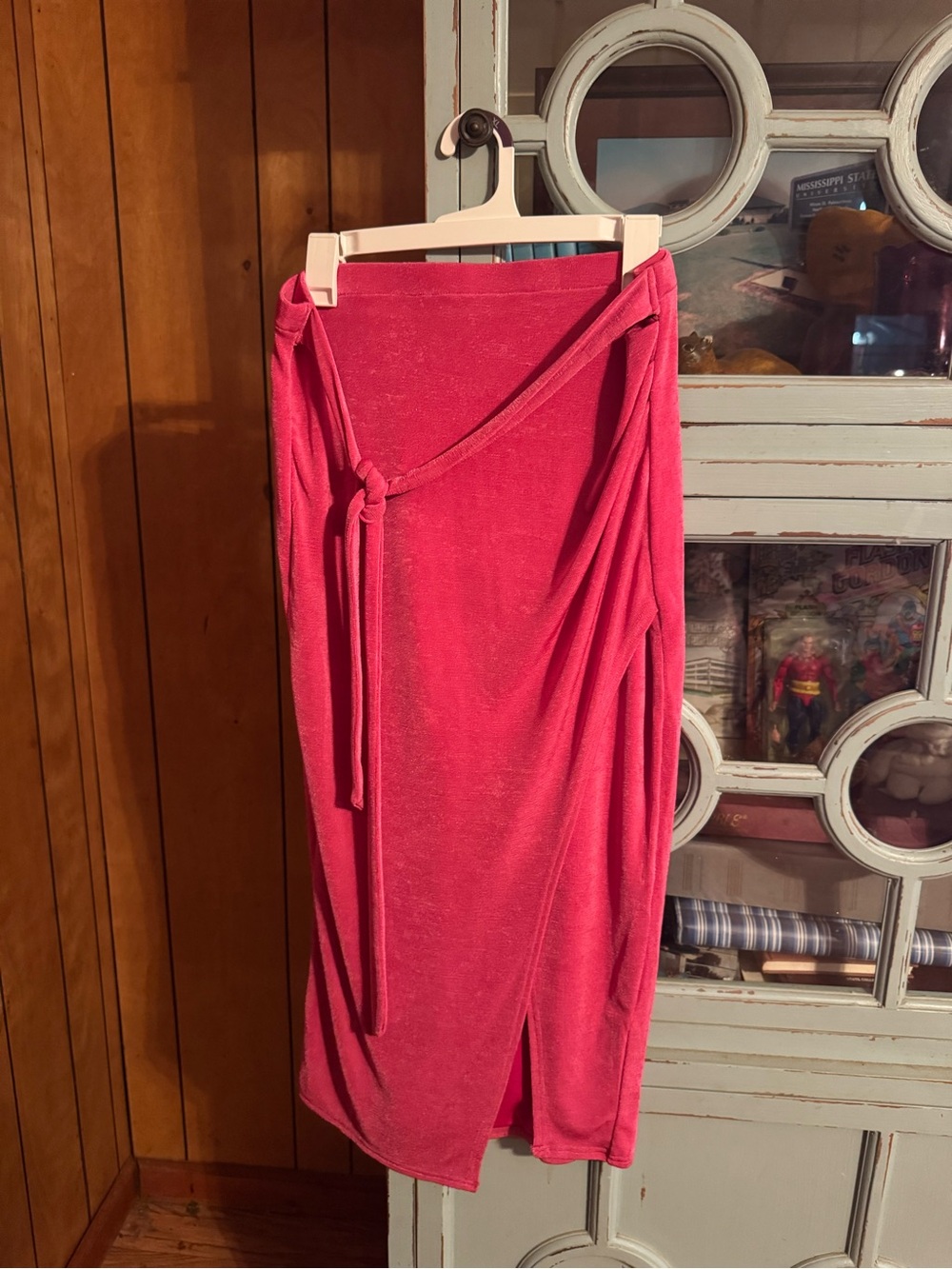 Ladies Pink Wrap Maxi Skirt - Size XL Lulu’s B17